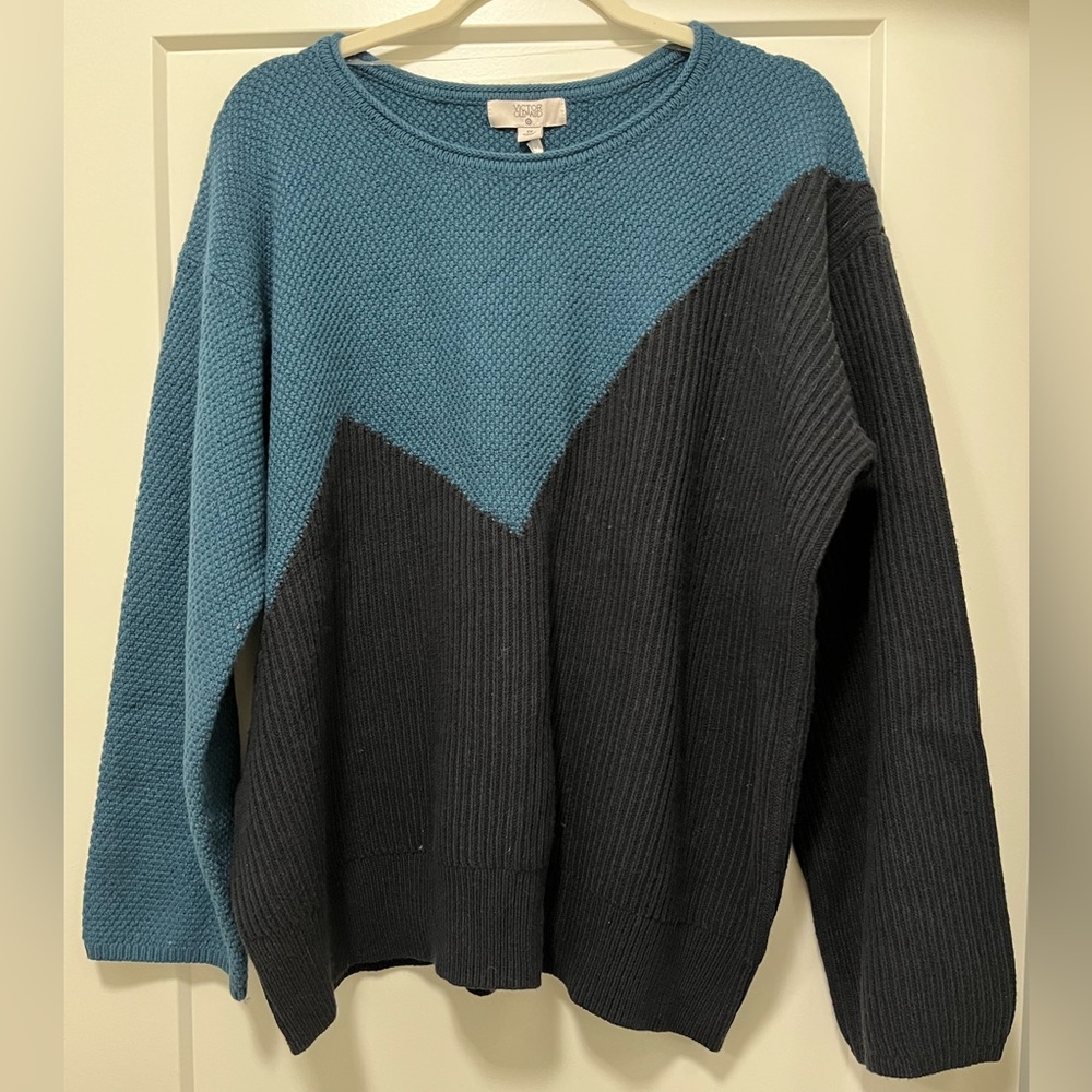Target and Victor Glemaud collab asymmetric sweater.